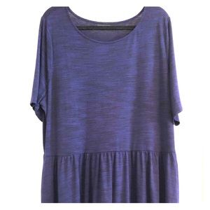 Navy blue/purple simple dress